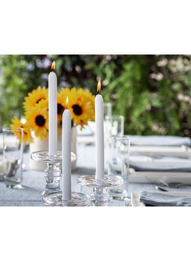 BOLSIUS White Candles 10 Pack - 9 Inch Straight Taper Candle Set - 8 Hour Candlesticks - Fits Most Standard Candle Holders - Premium European Quality - Household, Dinner, Wedding, & Party Candlesticks - Image 3