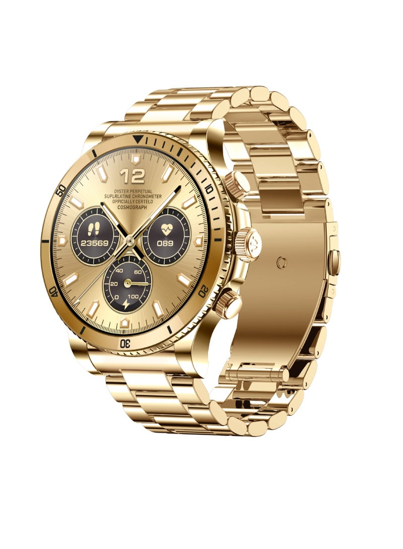 L67 Pro Smart Watch, Quick Charging Waterproof Activity Tracker, Lightweight Health Monitoring Watch Heart Rate And Blood Pressure Measurement, (1pc, Golden) - Image 1