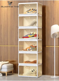 BLOOMING TIME Foldable Shoe Storage: Stackable Organizer Set of 4  - Image 3