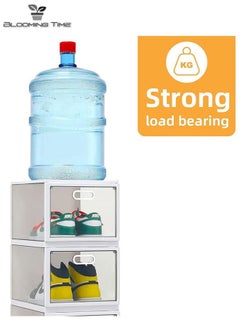 BLOOMING TIME Foldable Shoe Storage: Stackable Organizer Set of 4  - Image 5