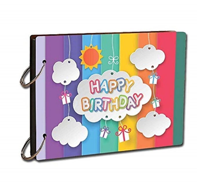 DIY SCRAPBOOK PHOTO ALBUM DIARY - CREATIVE GIFTS FOR ANNIVERSARY - BIRTHDAY- BY