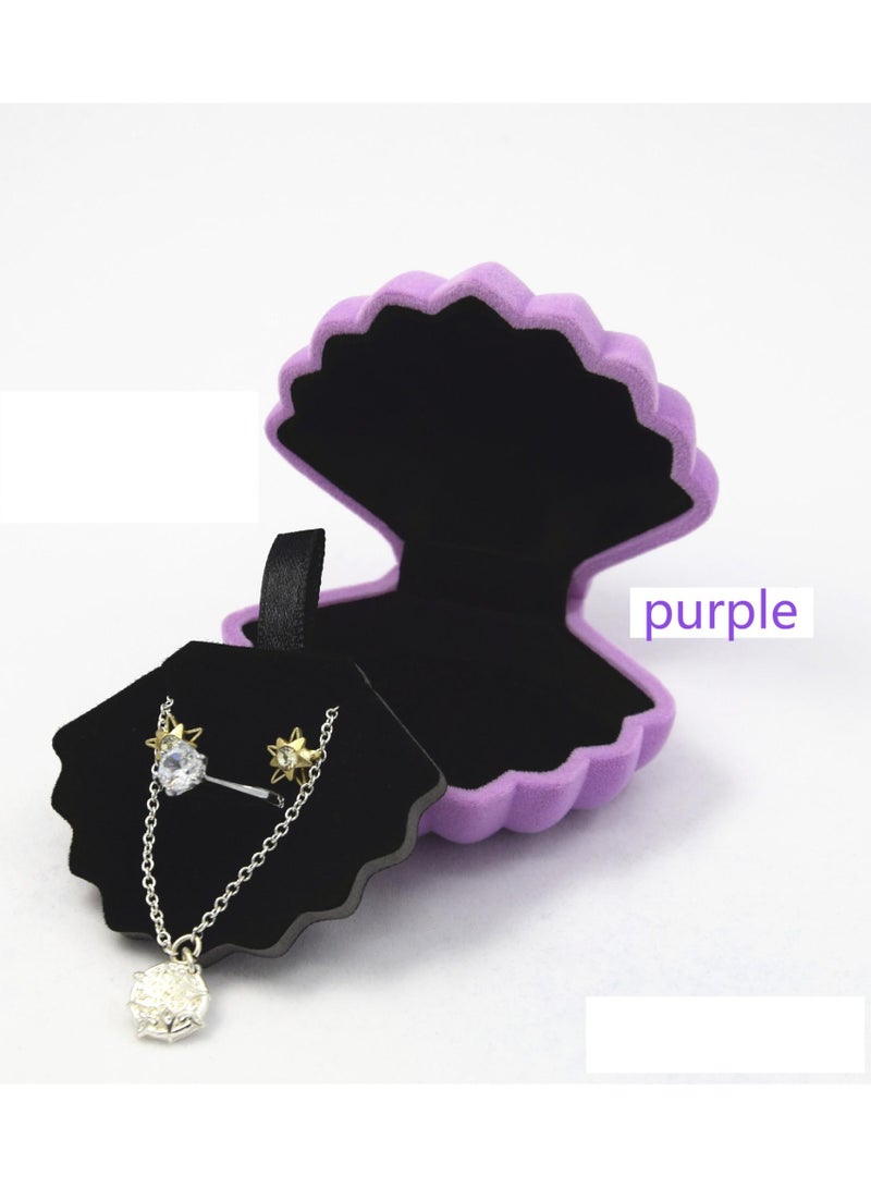 Shell jewelry Box (Purple)  - Image 3
