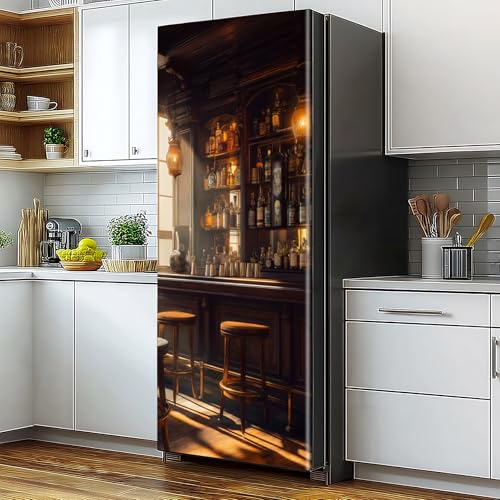BVBOX SelfAdhesive Vinyl Refrigerator Stickers Peel and Stick Removable Wallpaper for Doors Walls Furniture WrinkleResistant Waterproof No Residue Easy DIY Home Decor Type 2 323x787 - Image 1