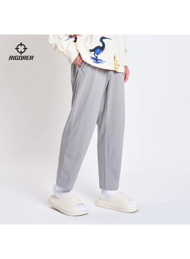 RIGORER  Zhunzhe Men's New Sports Running Casual Straight-leg Knit Pants - Image 3