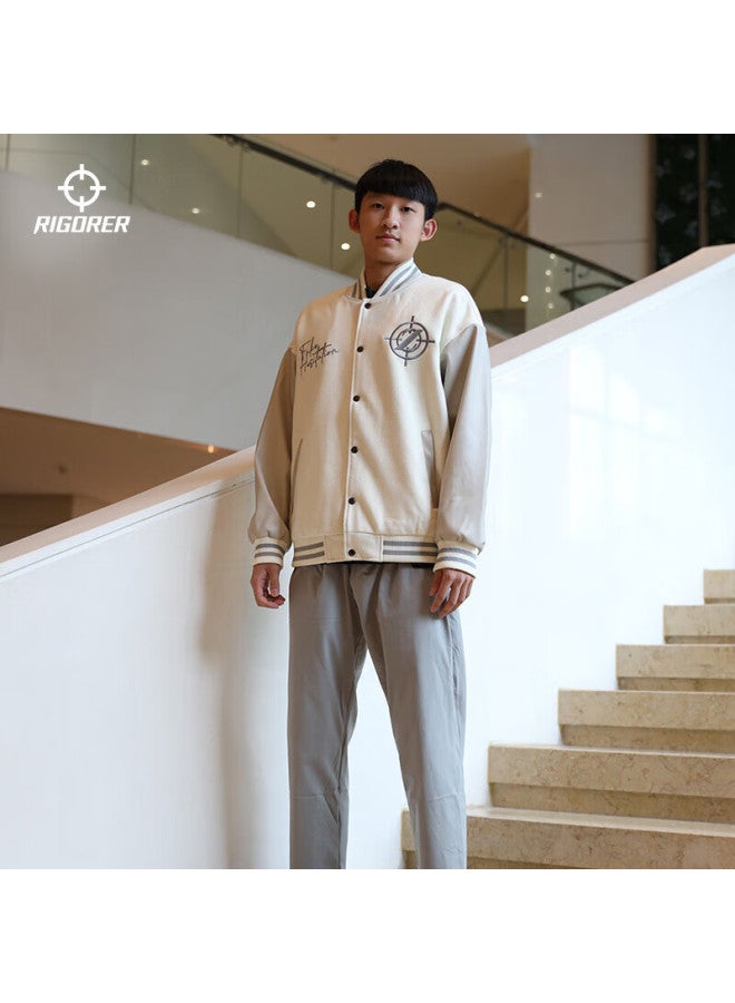 RIGORER  Zhunzhe Men's New Sports Running Casual Straight-leg Knit Pants - Image 5