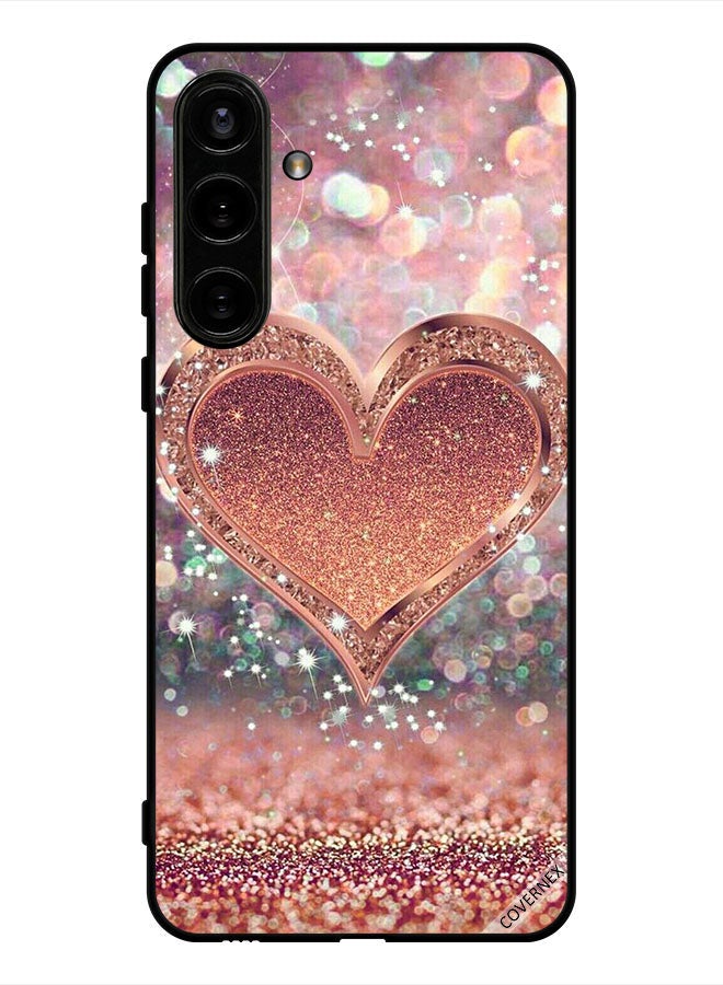 Covernex Protective Case Cover For Samsung Galaxy S24 Plus Glitter Heart - Image 1