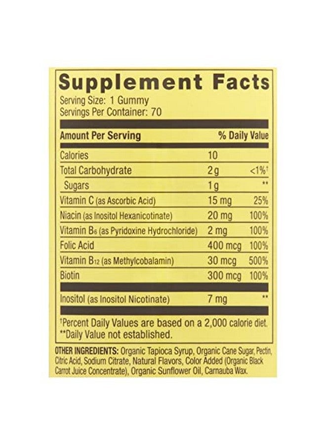 SPRING VALLEY فيتامين ب للبالغين مع فيتامين ب6 ب12 ج البيوتين النياسين حمض الفوليك نباتي طاقة ربيع فاي جومي - Image 3