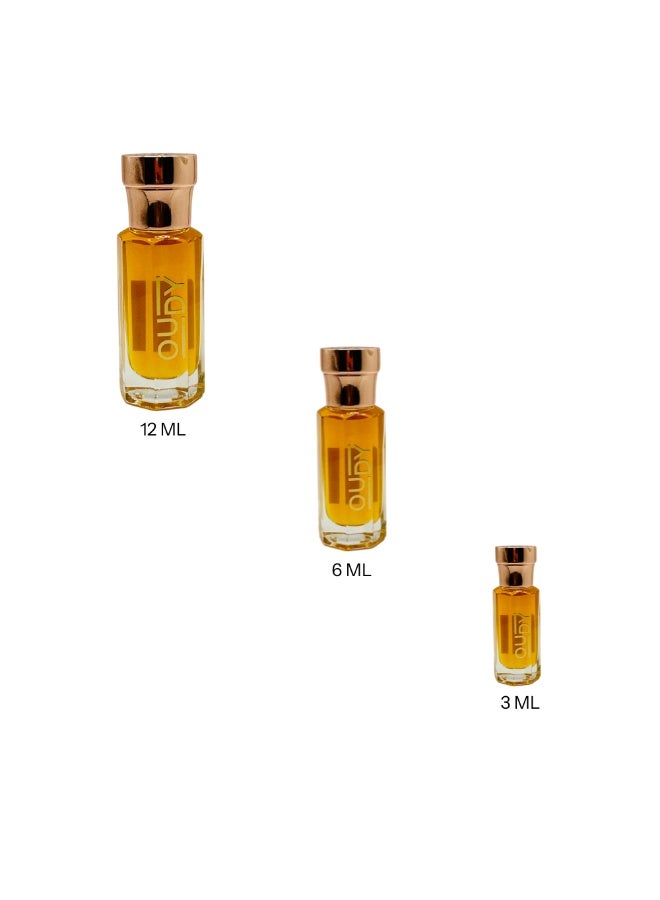 OUDY عطر بدر مخلات العربي للرجال والنساء خالي من الكحول، يدوم طويلاً 3 مل - Image 3