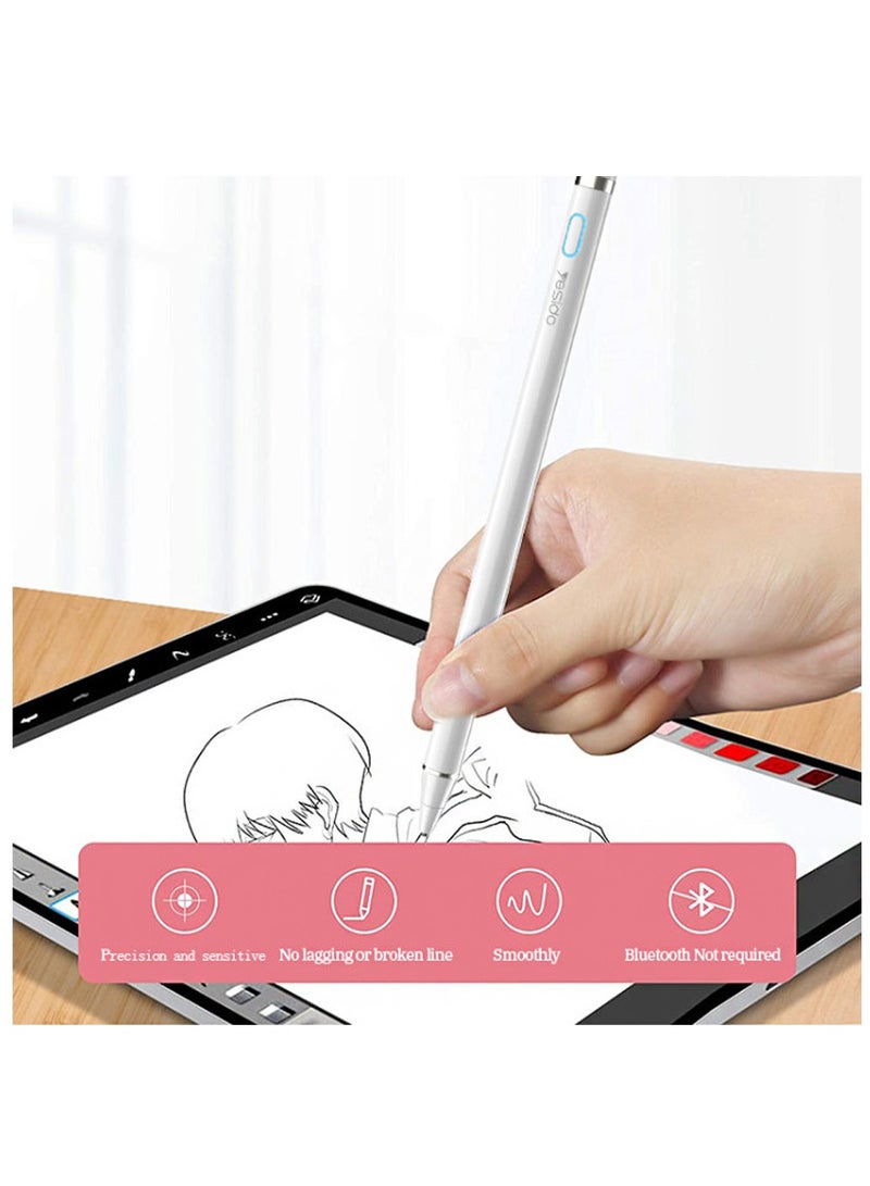 Yesido Yesido ST04 Capacitive Stylus Pen for Tablet with Smart Pressure Touch - White  - Image 3