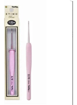 Tulip Etimo Rose Pink Crochet Hook 4.5 mm 