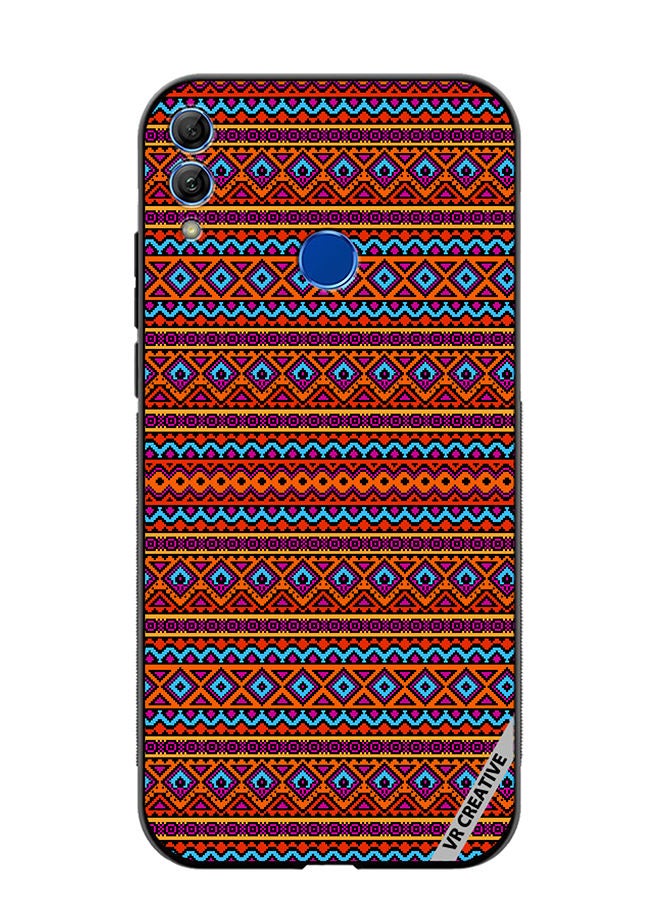 Protective Case Cover For Honor 10 Lite Texture Design Multicolour