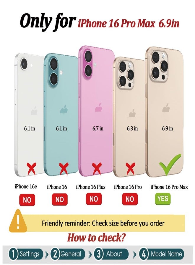 TwoHead Wallet Case Compatible with iPhone 16 Pro Max, Magnetic Detachable Protective PU Leather Case with Card Holder and Change Pocket, 6.9 inches, Blue - Image 2
