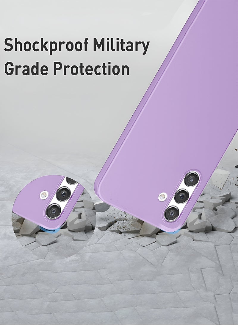 Wtech Samsung Galaxy S25 5G 2025 Super Slim, Skinny Seam Like Hard Shell PC Magsafe, Rised Lips Corner Protection Case Cover (MCMPMN) - Baby Purple - Image 2