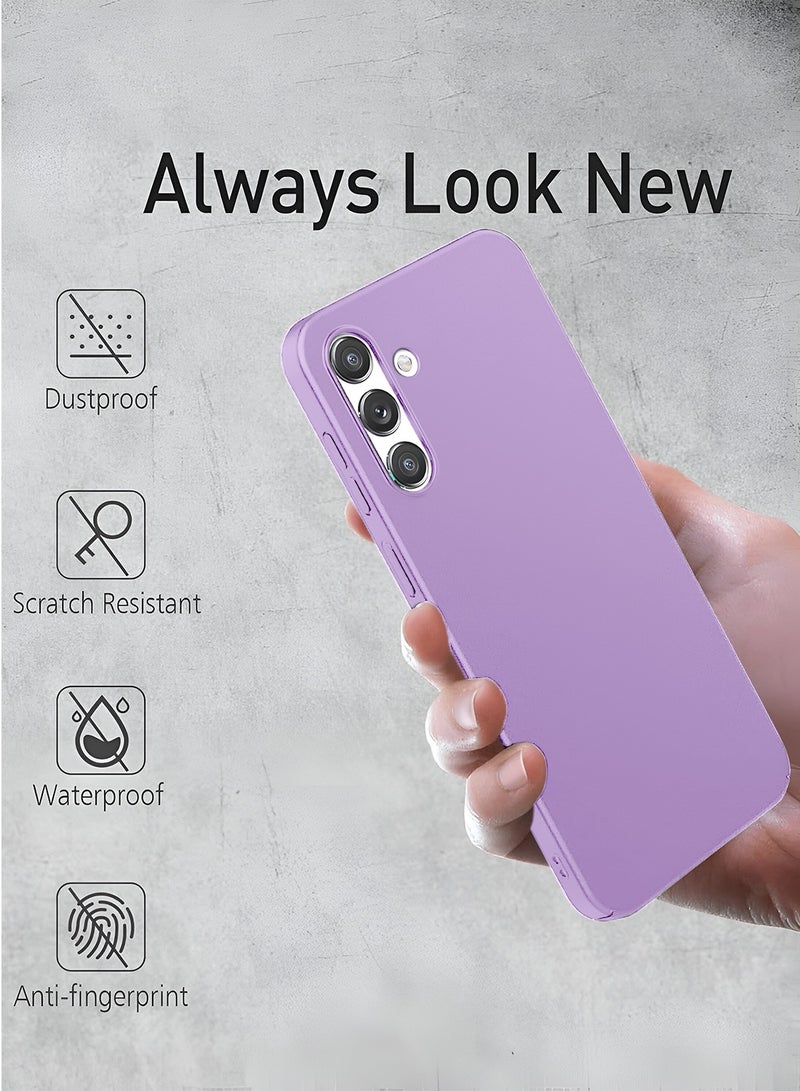 Wtech Samsung Galaxy S25 5G 2025 Super Slim, Skinny Seam Like Hard Shell PC Magsafe, Rised Lips Corner Protection Case Cover (MCMPMN) - Baby Purple - Image 3
