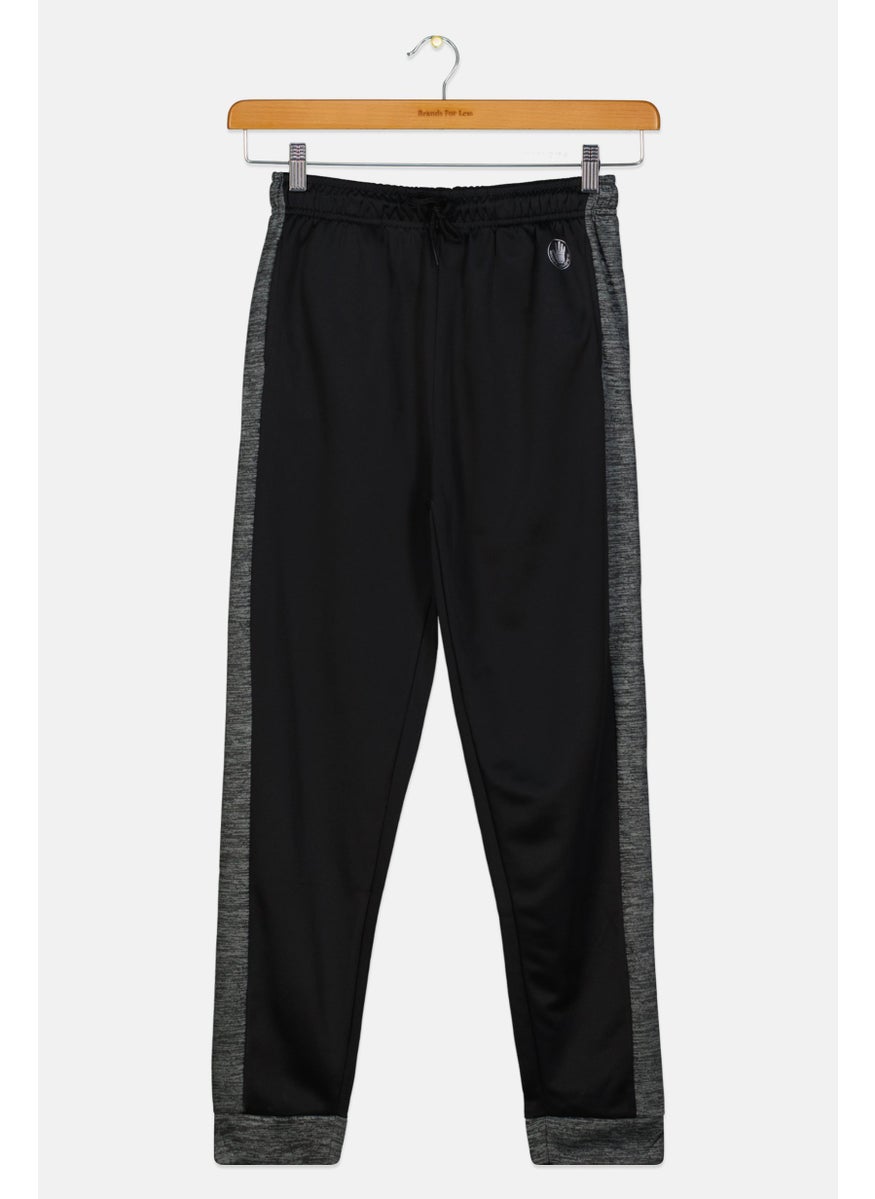Body Glove - Kids Boy Brand Logo Drawstring Jogger Pants, Black - Image 1