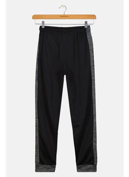 Body Glove Kids Boy Brand Logo Drawstring Jogger Pants, Black  - Image 2