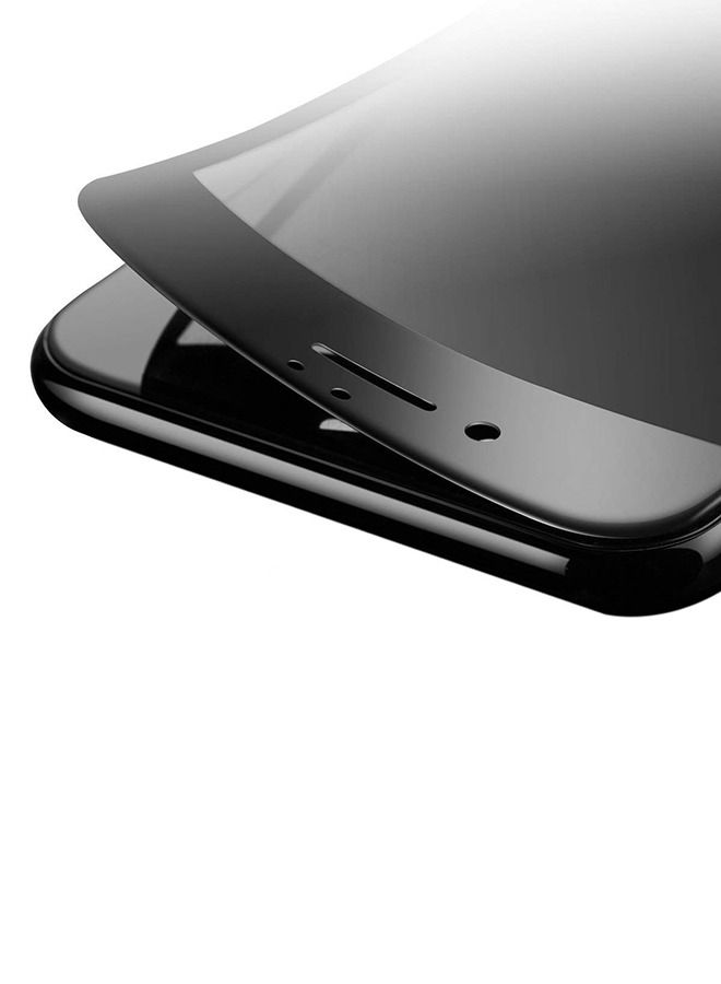 زجاج مقوى KR + Pro 3D Anti Spy لهاتف Apple iPhone 7/8 Plus 5.5 بوصة شفاف / أسود - Image 3