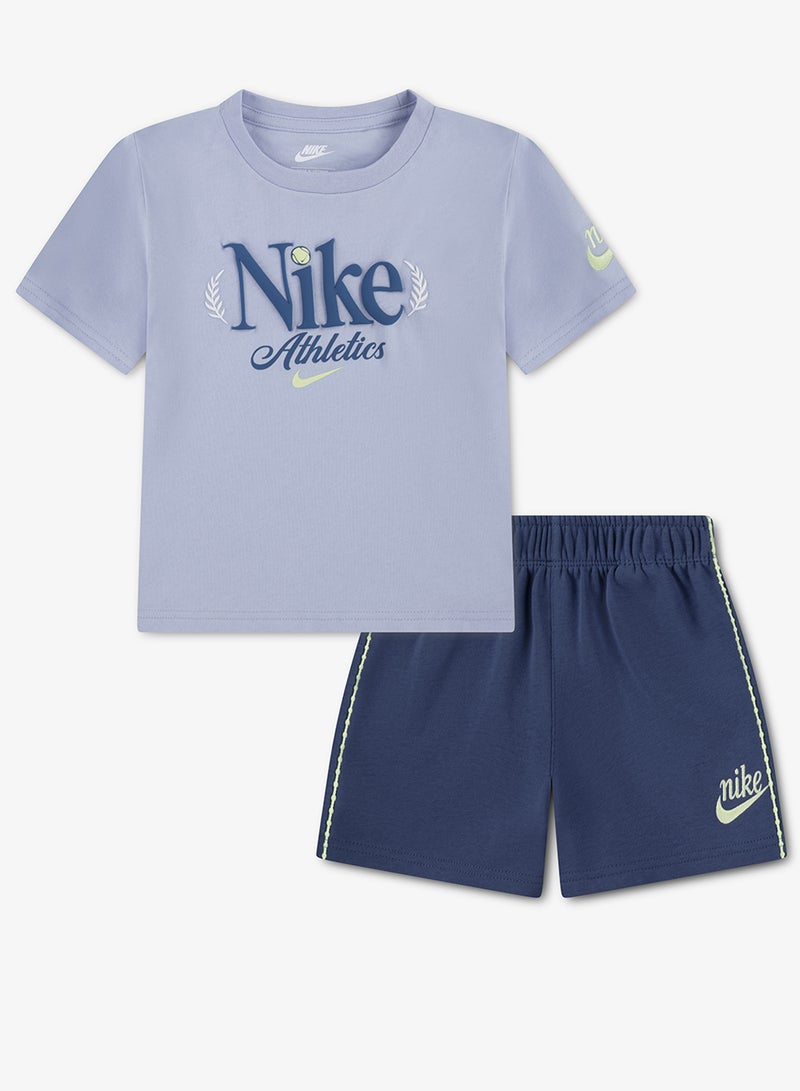 Nike Kids Tennis Jersey Full Tight Shorts - Image 1