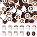 Soaoo 100 Pcs Coffee Cups and Beans Mini Resin Figurine Miniature Statues Things Mini Coffee Mug Drink Charms for DIY Jewelry Necklace Earring Bracelet Keychain Craft Decor - Image 2