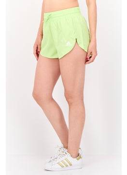 Adidas Women Sportswear Fit Training Shorts, Lime  - Image 2