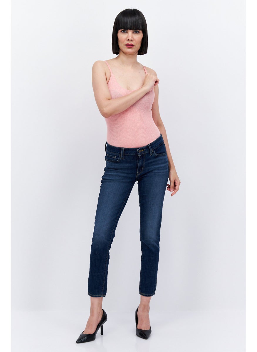 Etam Women Sleeveless Ribbed Bodysuit, Pink  - Image 2