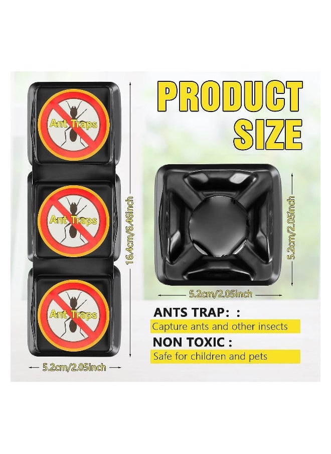 Generic 48 Pcs Ant Killer Ant Traps Spider Traps Effective Insect Traps Indoor Ant Bait Glue Traps for Bugs Outdoor Home Kitchen Cricket Crawling Bugs, Safe for Pets and Kids  - Image 5