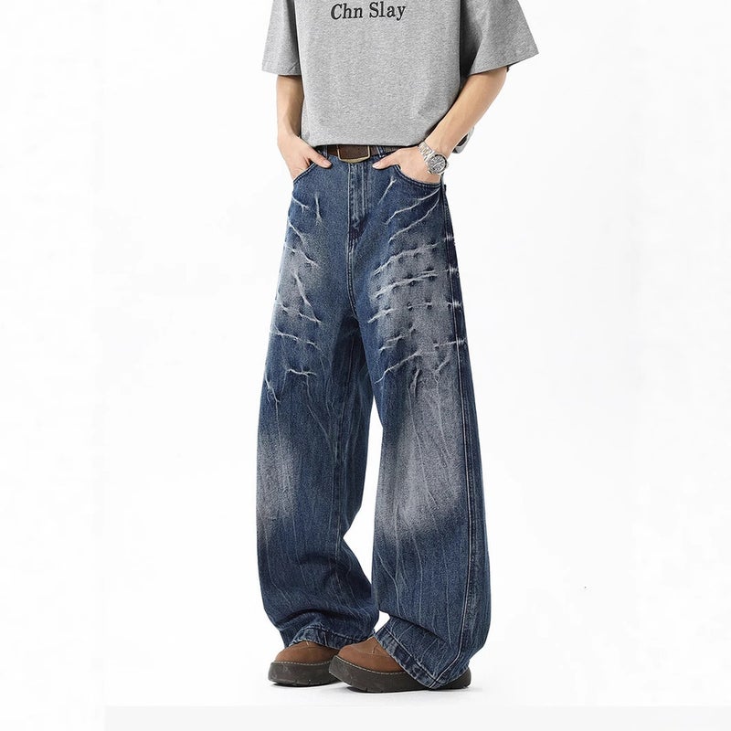 Unisex Casual Daily Denim Jeans - Image 2