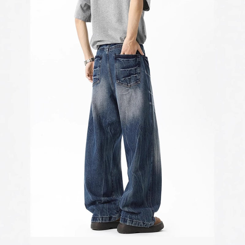 Unisex Casual Daily Denim Jeans - Image 3