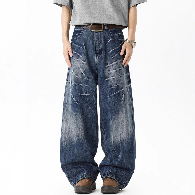 Unisex Casual Daily Denim Jeans - Image 4
