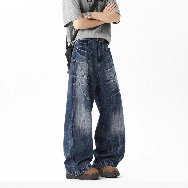 Unisex Casual Daily Denim Jeans - Image 1