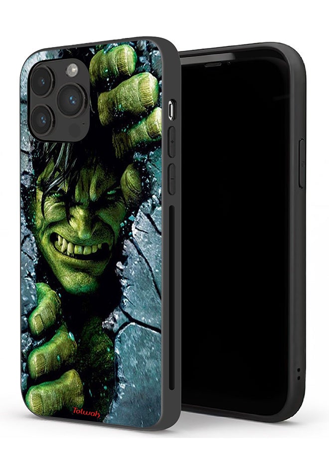 Tolwak Apple iPhone 13 Pro Max Protective Case Incredible Hulk - Image 1