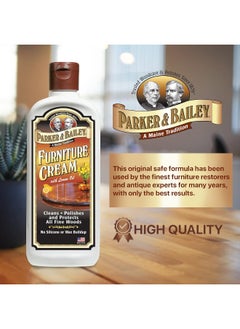 Parker & Bailey Parker & Bailey Furniture Cream with Lemon Oil 8oz  - Image 2