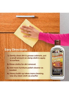 Parker & Bailey Parker & Bailey Furniture Cream with Lemon Oil 8oz  - Image 4