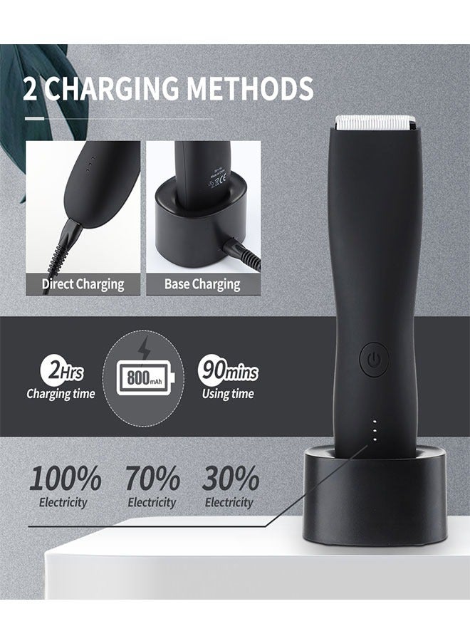 Generic Portable Electric Shaver For Men Hair Trimmer Beard Clipper Safety Razor IPX7 WaterProof  - Image 2