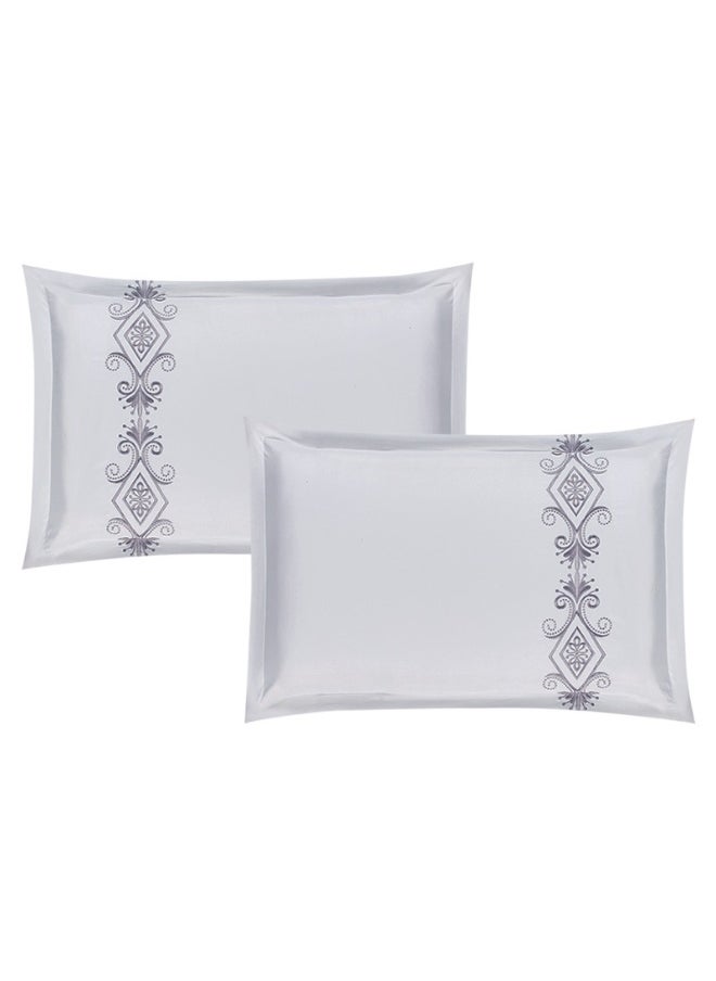 Hours Horse 8-piece king-size comforter set, embroidered with a modern and distinctive pattern  - Image 4