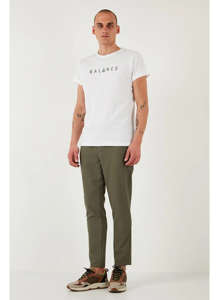 بوراتي Stretch Regular Fit Normal Waist Straight Leg Jogger Pants Men's Trousers CF25617953