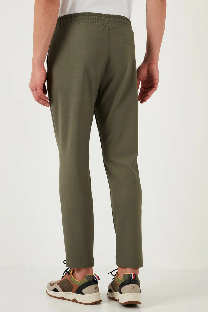 Buratti Stretch Regular Fit Normal Waist Straight Leg Jogger Pants Men's Trousers CF25617953