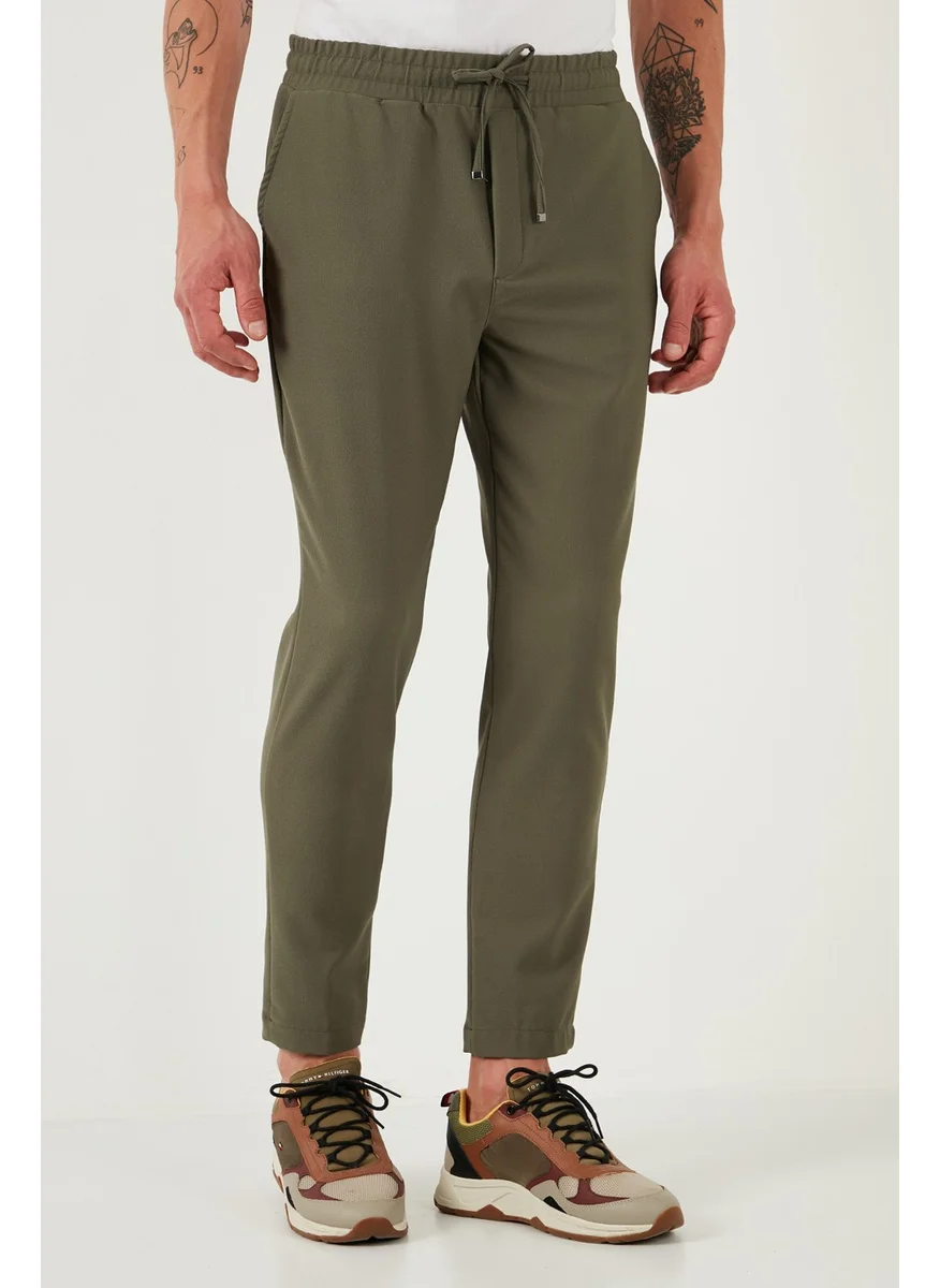 بوراتي Stretch Regular Fit Normal Waist Straight Leg Jogger Pants Men's Trousers CF25617953