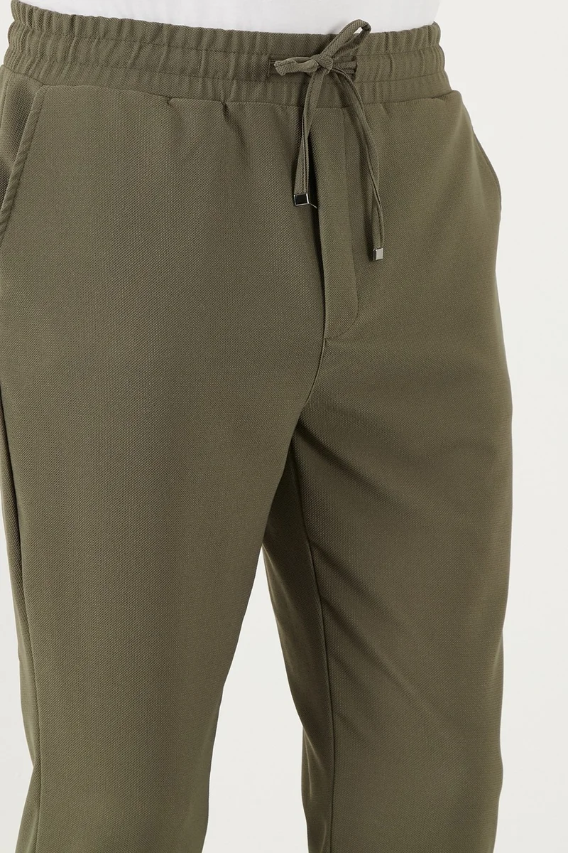 Buratti Stretch Regular Fit Normal Waist Straight Leg Jogger Pants Men's Trousers CF25617953