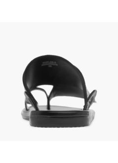 LBL by Shoexpress Boys Textured Slip-On Arabic Sandals with Toe Loop Detail  - Image 4