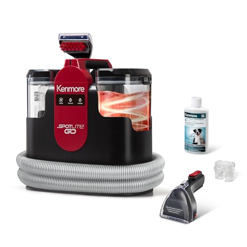 Kenmore KW1050 SpotLite™ Go Portable Heated Carpet & Upholstery Spot Cleaner, 16Kpa Power Suction with Versatile Tools for Pets, Area Rugs and Couches - Image 1