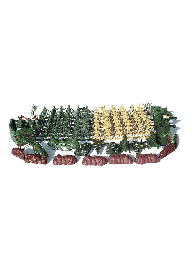 HALAMODO 108-Piece Soldier Model Base Puzzle Toy  - Image 1