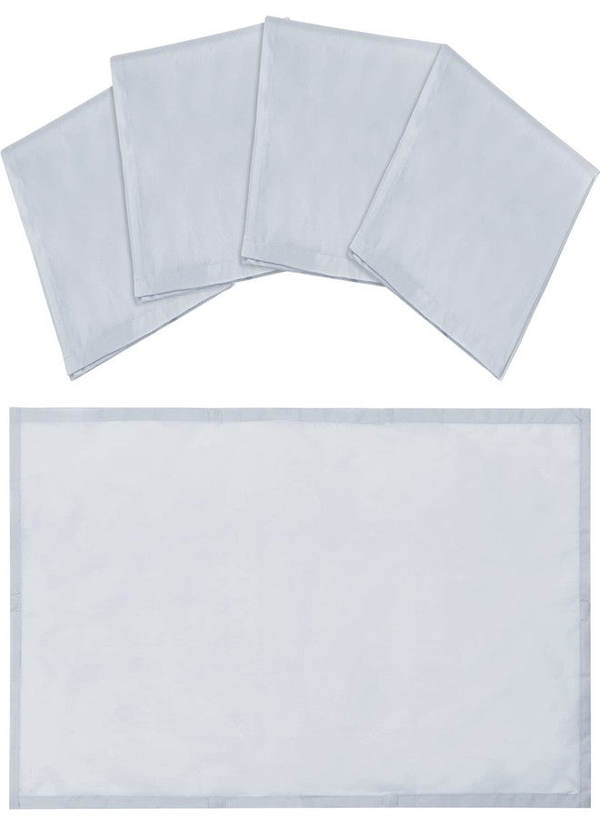 Hortsun Fluorescent Light Covers, 4 Pack, 4 x 2 ft, 10 Magnets,Gray - Image 1