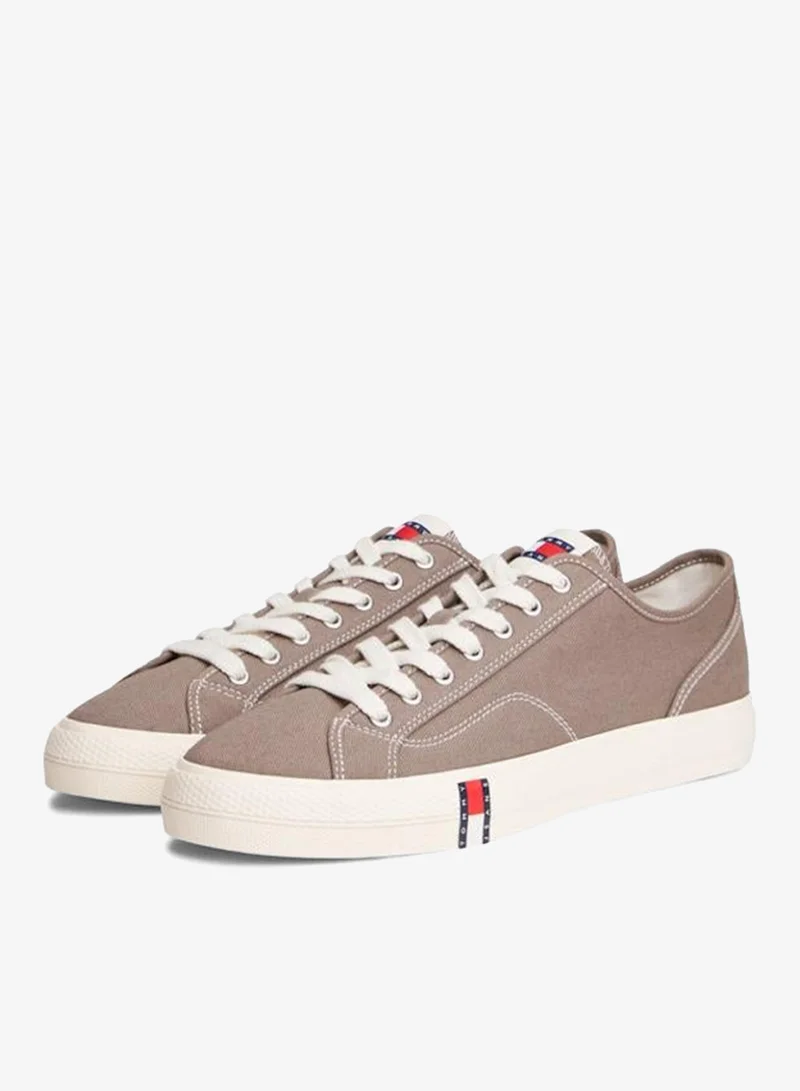 TOMMY JEANS Dusty Brown Archive Vulc Low Top Lace Up Sneakers for Men | Best Price UAE