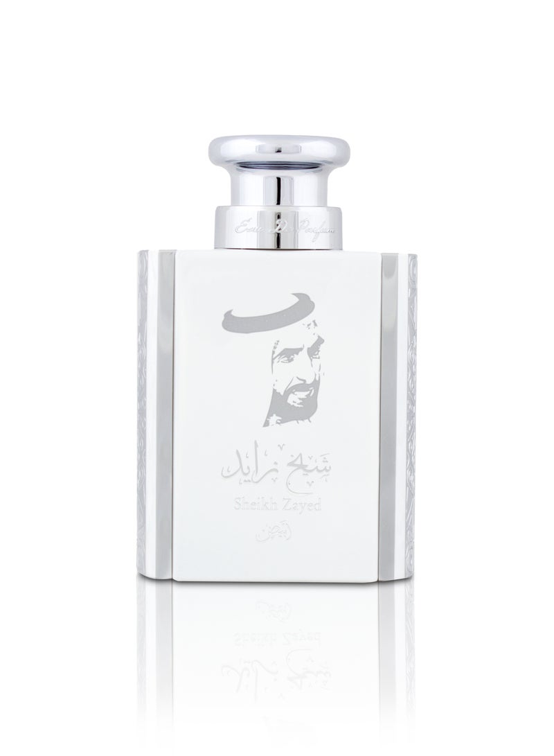 Mamlakat Al Oud Sheikh Zayed white Ajial Collection for men eau de parfum 100ml  - Image 1