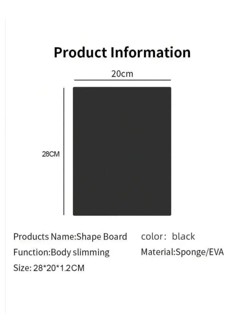 Fstyle 1 Piece of Medical Foam for Post-Liposuction and Body Sculpting Operations, Black  - Image 4