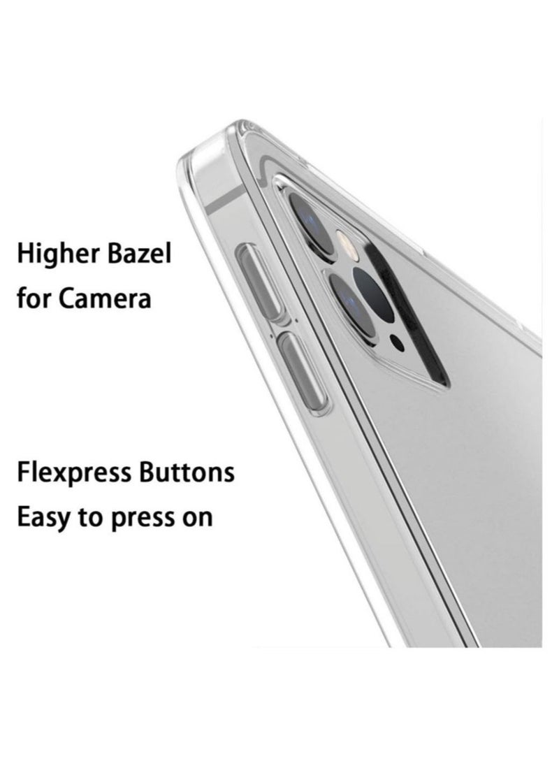 Raxoom Clear Case for iPad Pro 12.9 2022 2021 2020 6th 5th 4th Generation , Support Apple Pencil 2nd Gen Charging, Soft Slim Lightweight TPU Cover for iPad Pro 12.9 inch - Image 2
