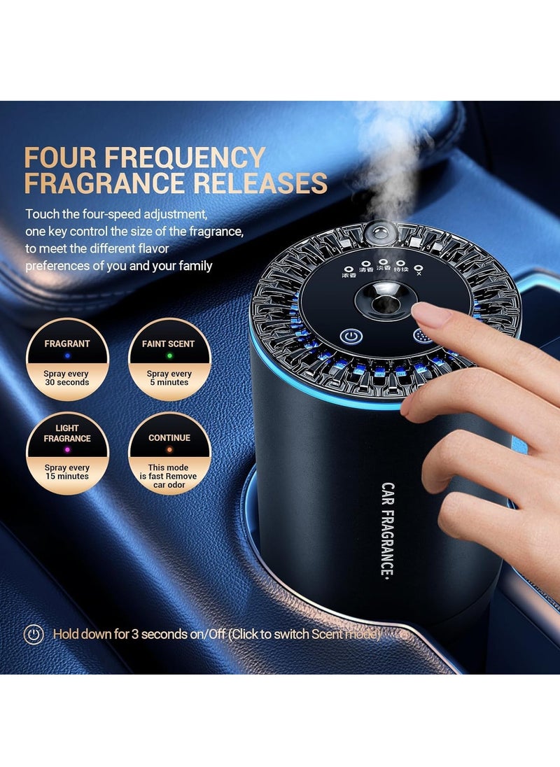 ELTRAZONE - "Car Diffuser Humidifier with Star Projector – 150ml Aromatherapy Diffuser with LED Starry Light, Rechargeable Smart Air Freshener for Car, Home, and Office" - Image 1