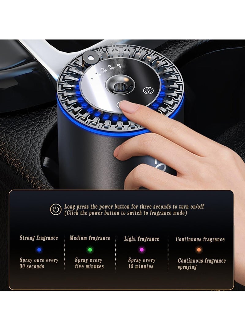 ELTRAZONE - "Car Diffuser Humidifier with Star Projector – 150ml Aromatherapy Diffuser with LED Starry Light, Rechargeable Smart Air Freshener for Car, Home, and Office" - Image 1