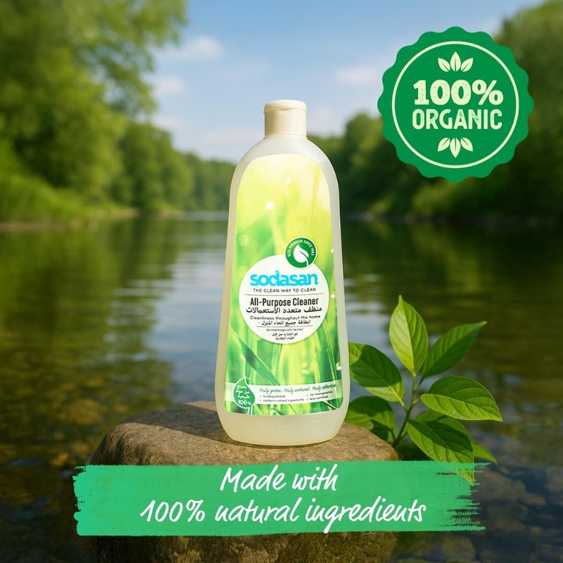sodasan 100% Natural All Purpose Cleaner 1L - Image 4